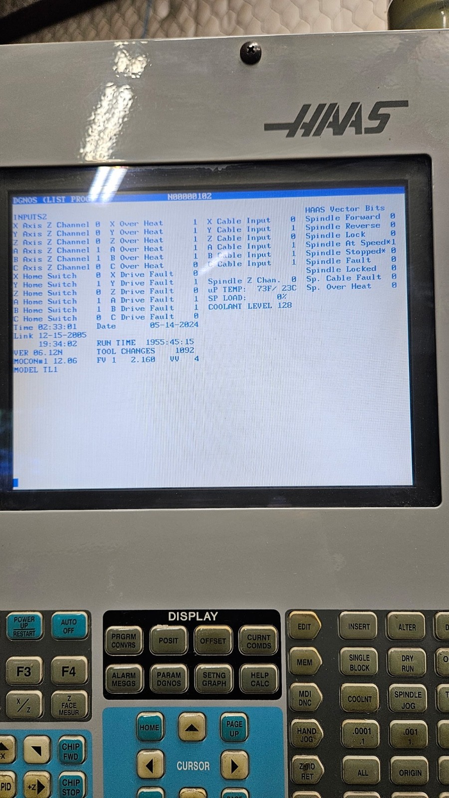 Haas TL-1 CNC Turning Center – Low Hours – Aloris Tools included