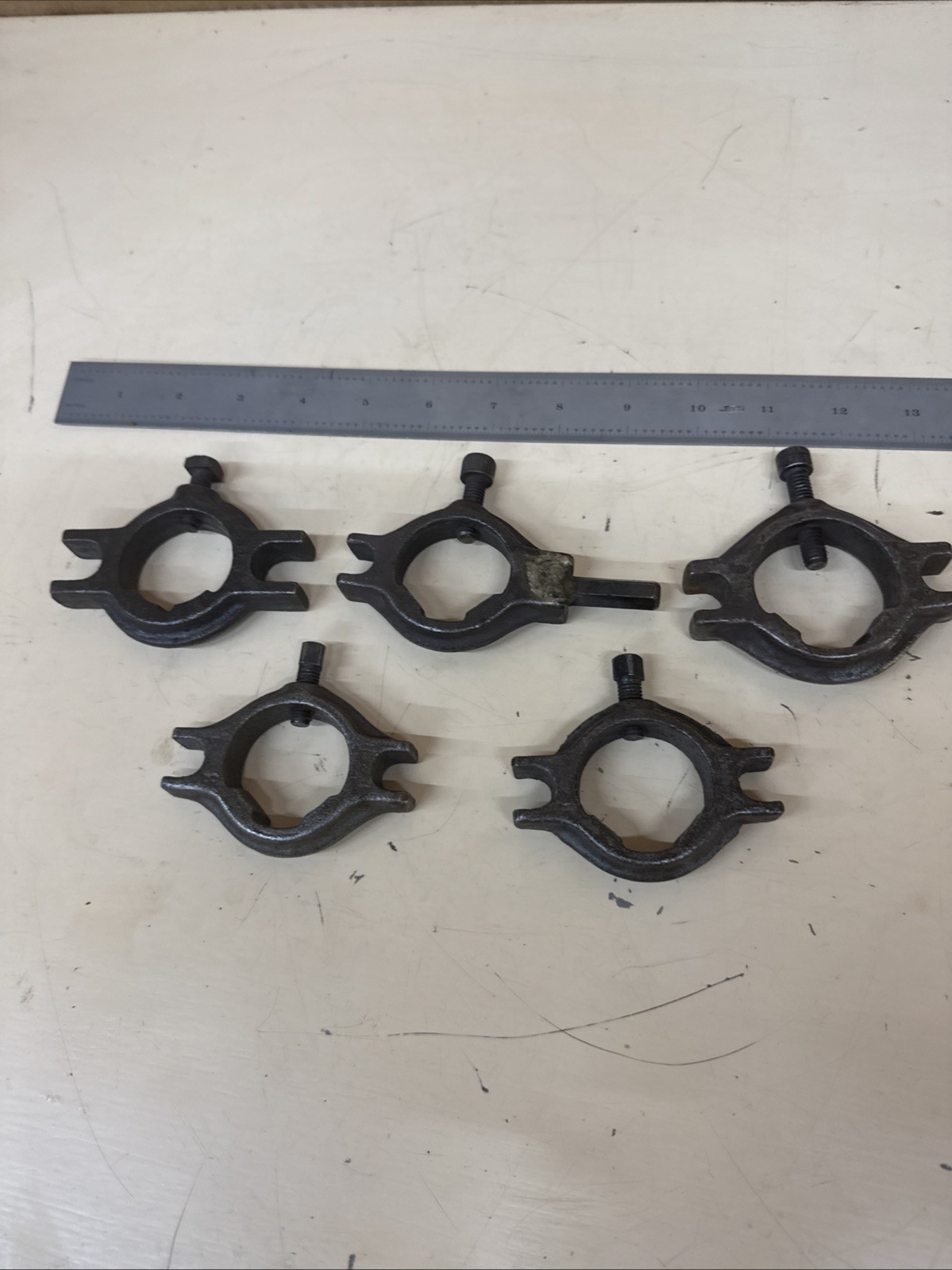 Lot Of Rare Vintage Lathe Drive Dogs