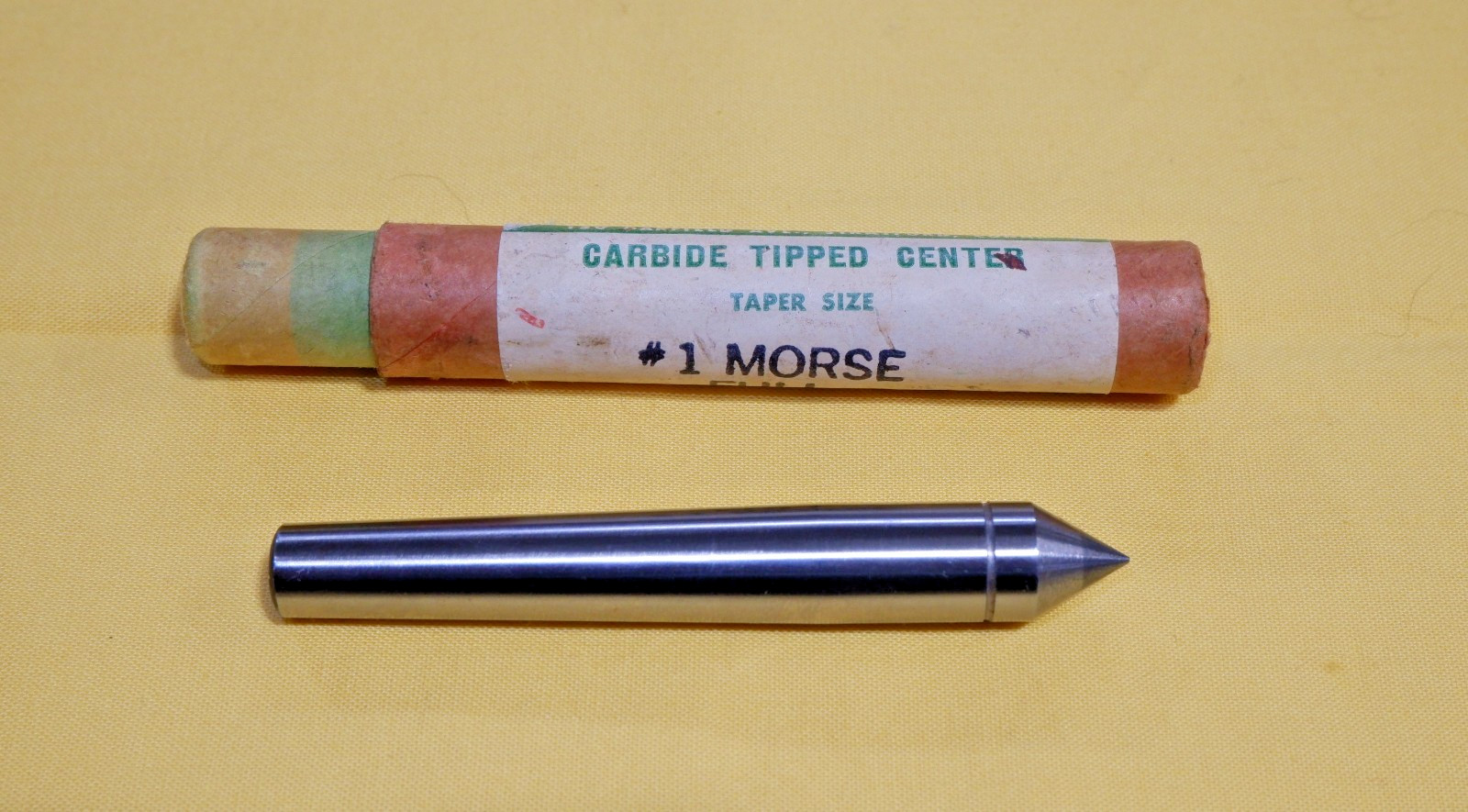 Ready Tool Co, Carbide Tipped Dead Center, No. 1 Taper Shank – USA – FreeShip