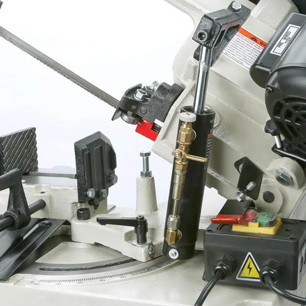 Grizzly G9742 110V 5 Inch x 6 1/2 Inch HP Metal-Cutting Bandsaw With Swivel Head