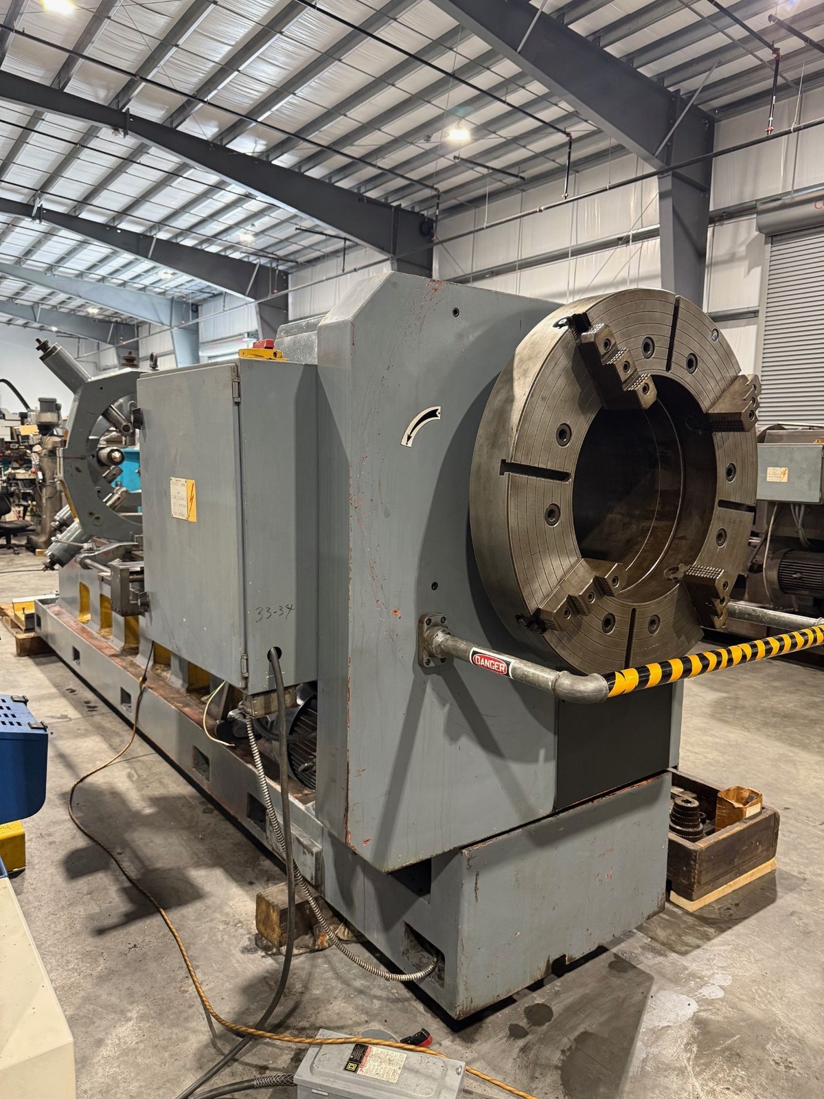 GEMINIS Republic Lagun GE-1000 39”/48” x 120”cc Hollow Spindle Lathe 20” #7566