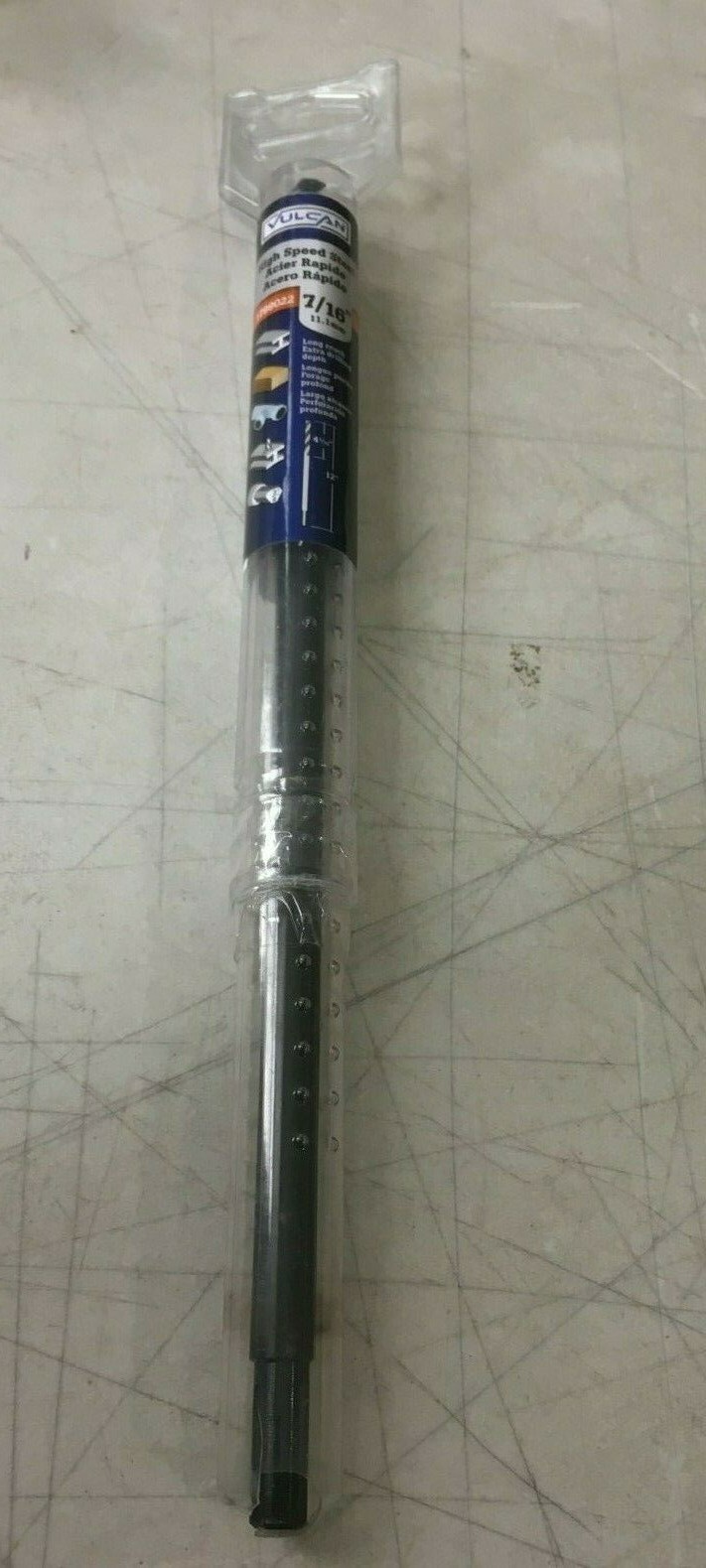 Vulcan High Speed Steel 1799022 7/16″ Drill Bit 7/16″ x 12″ S4.9