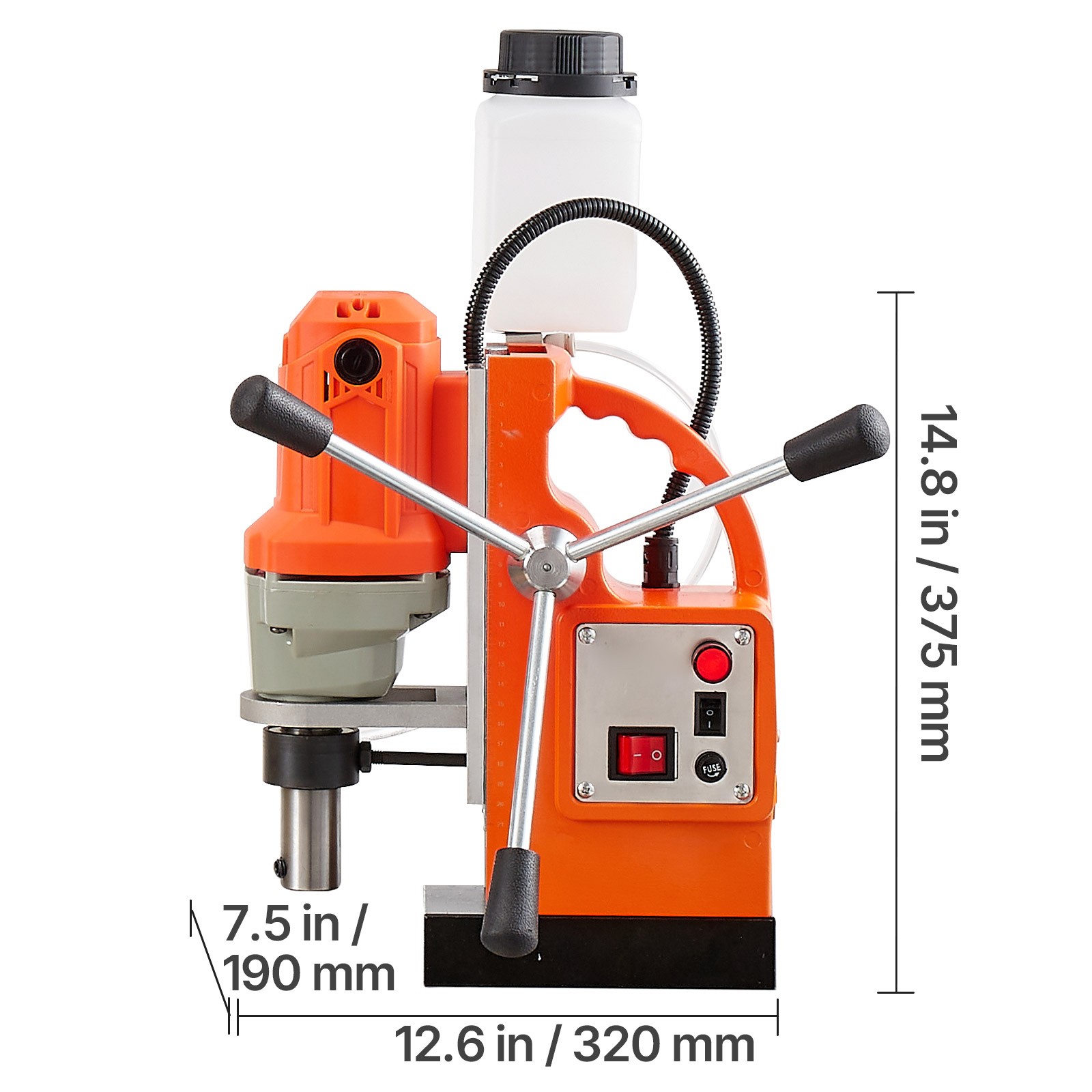 Uimoso Magnetic Drill Press, 1200W Power, 1.5-inch Boring Capacity, 900 RPM
