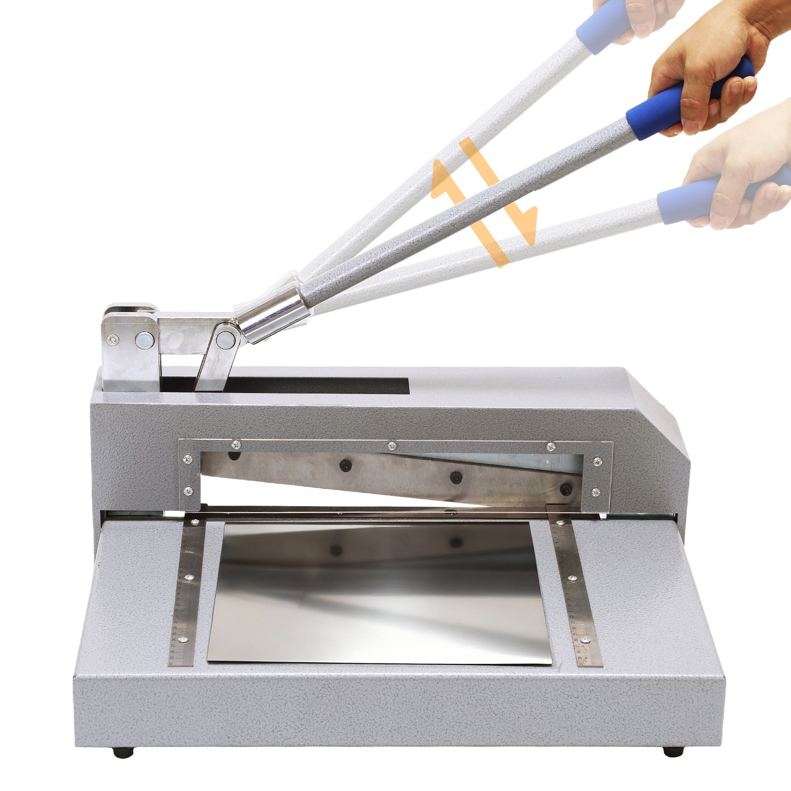 Manual Guillotine Metal Shear Heavy Duty Hand Plate Shear Aluminum Sheet Cutter