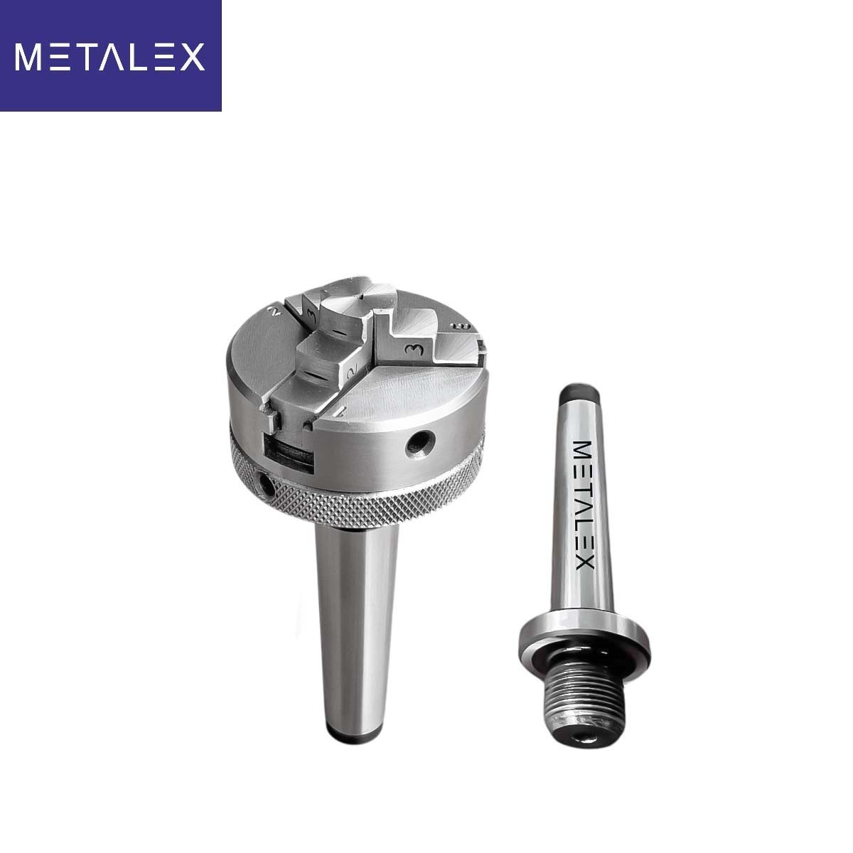 2″ 3 Jaw Self Centering Mini Small Baby Lathe Chuck Set MT1 MT2 Shank Arbor Kit