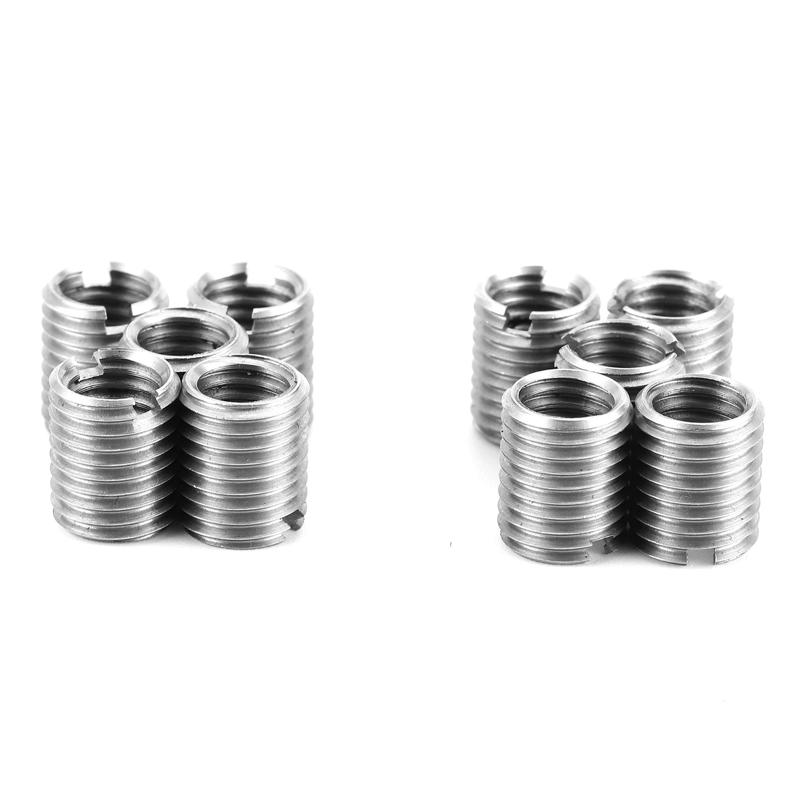 10X Thread Insert Kit Reducing Nuts Female M8x1.25 Male M10x1.25 12mm Length US@