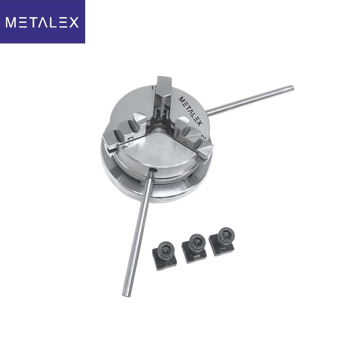 65mm 2.5″ 3 Jaw Self Centering Baby Lathe Chuck Backplate T Nuts Milling Metal
