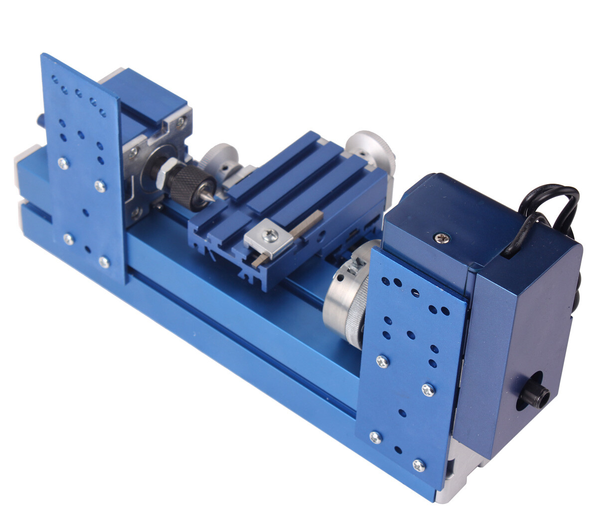 Mini Lathe Machine DIY Metal Tool CNC Benchtop Wood Lathe Woodworking For Hobby