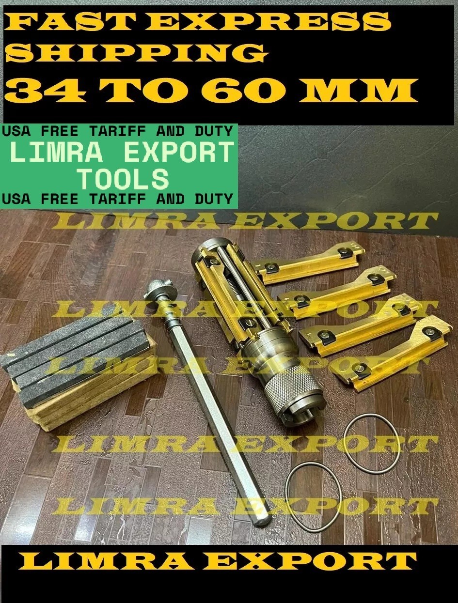New Cylinder Engine Hone Kit 1-3/8″ to 2-3/8″ Honing Machine + 4 Set Of Stones