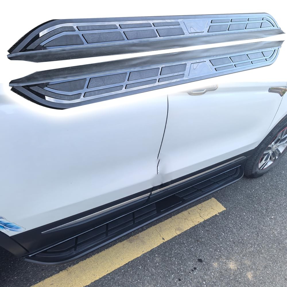 2Pcs Fixed Running Boards for Highlander 2021-2025 with Brackets