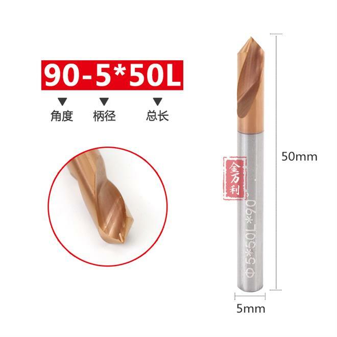 90 degree tungsten steel centering chamfer drill 3 4 5 6 8 10 12 16 18 2F