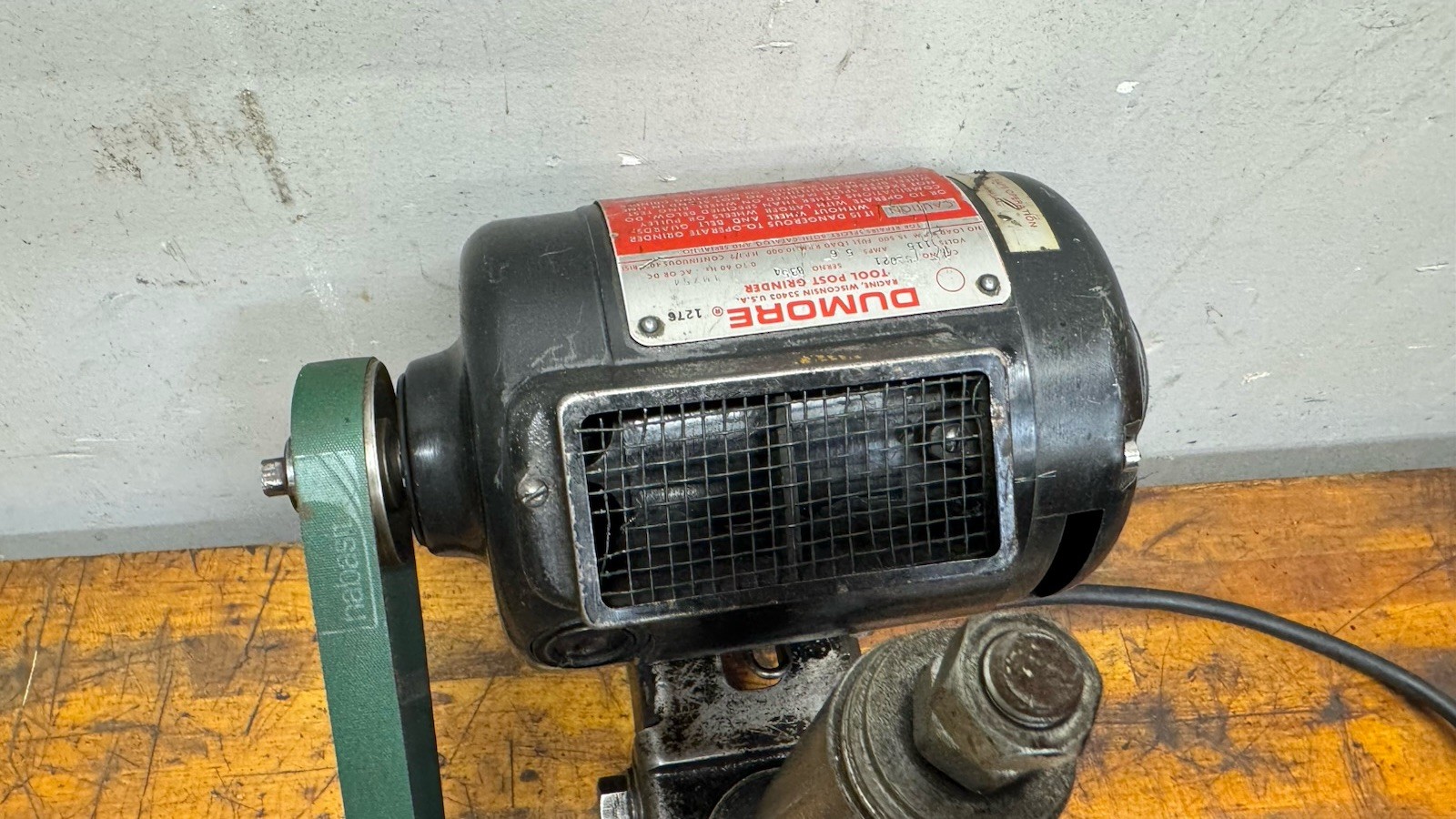 Dumore Tool Post Grinder 1/2hp 15,500 Rpm Lathe Tool Post Grinder