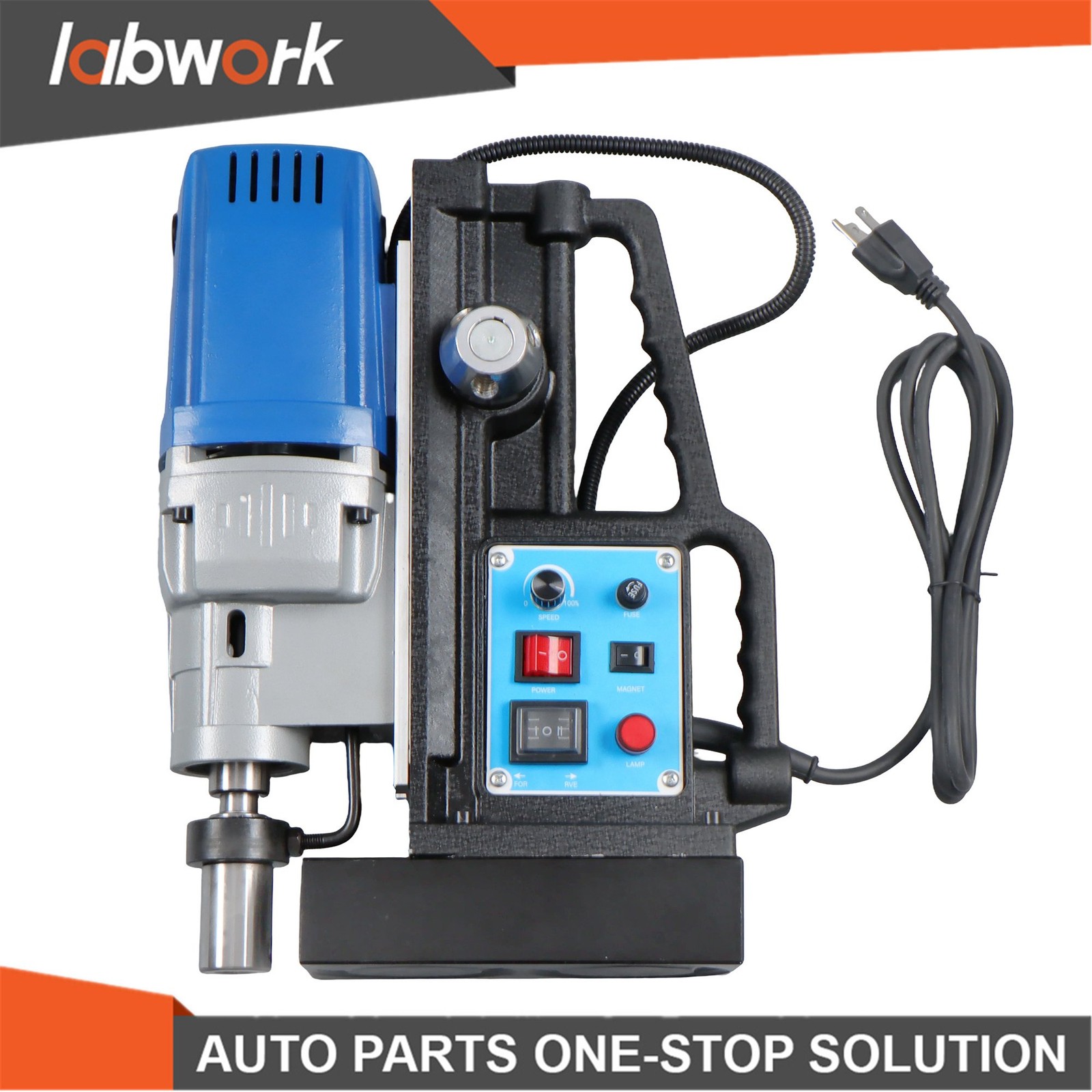 Labwork 1950W Magnetic Drill Press with 2″ Dia 13900N &11 Pcs Drill Bits