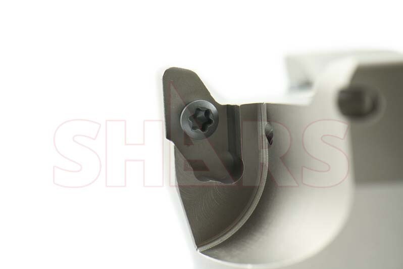 Shars 4″ 90 Degree Square Shoulder Indexable Face Mill VPGT Insert S[