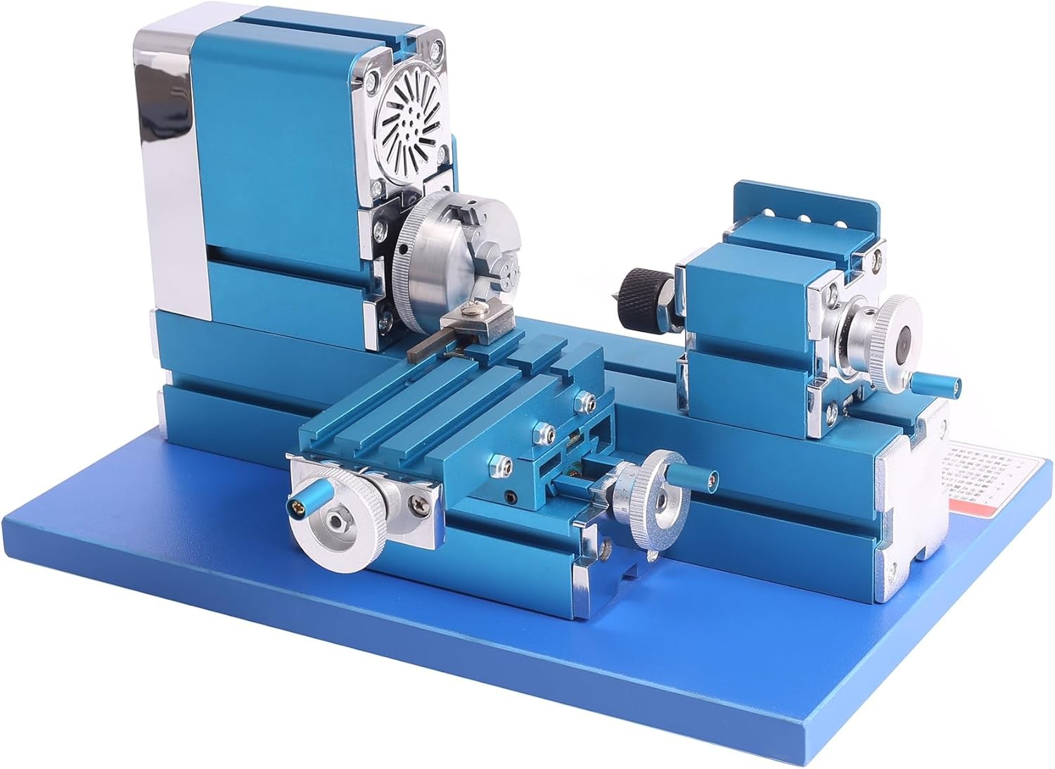 36W 20000RPM Upgraded Mini Metal Lathe Machine Motorized Metalworking DIY Tool