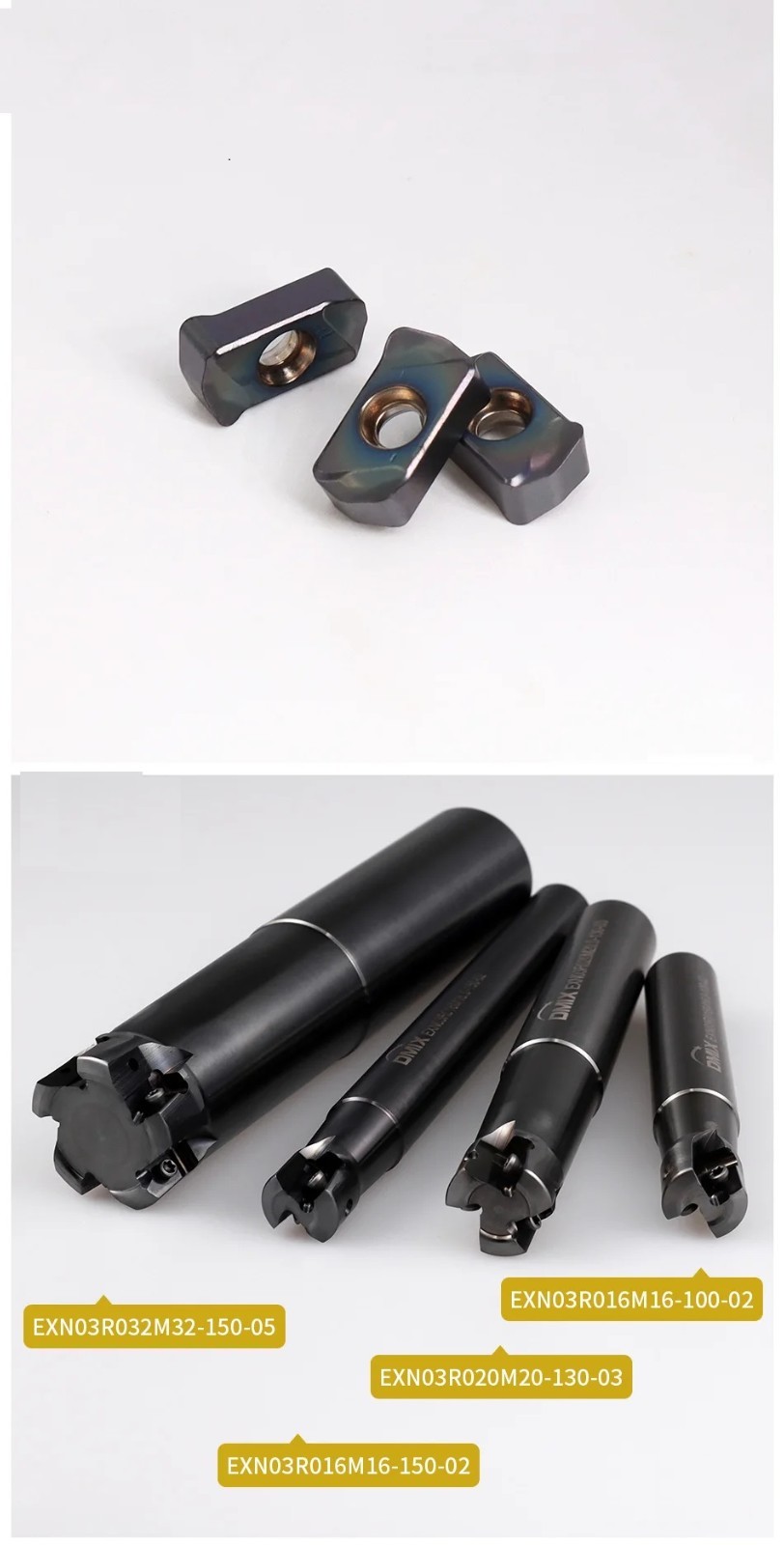EXN03R Milling Cutter Bar LNMU0303 Fast Feed Double-Sided Insert Tool Holder