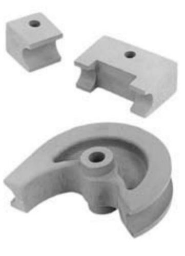 #2 Hossfeld Bender 1-5/8″ OD X 3” CLR 180 tube bending die set draw back block