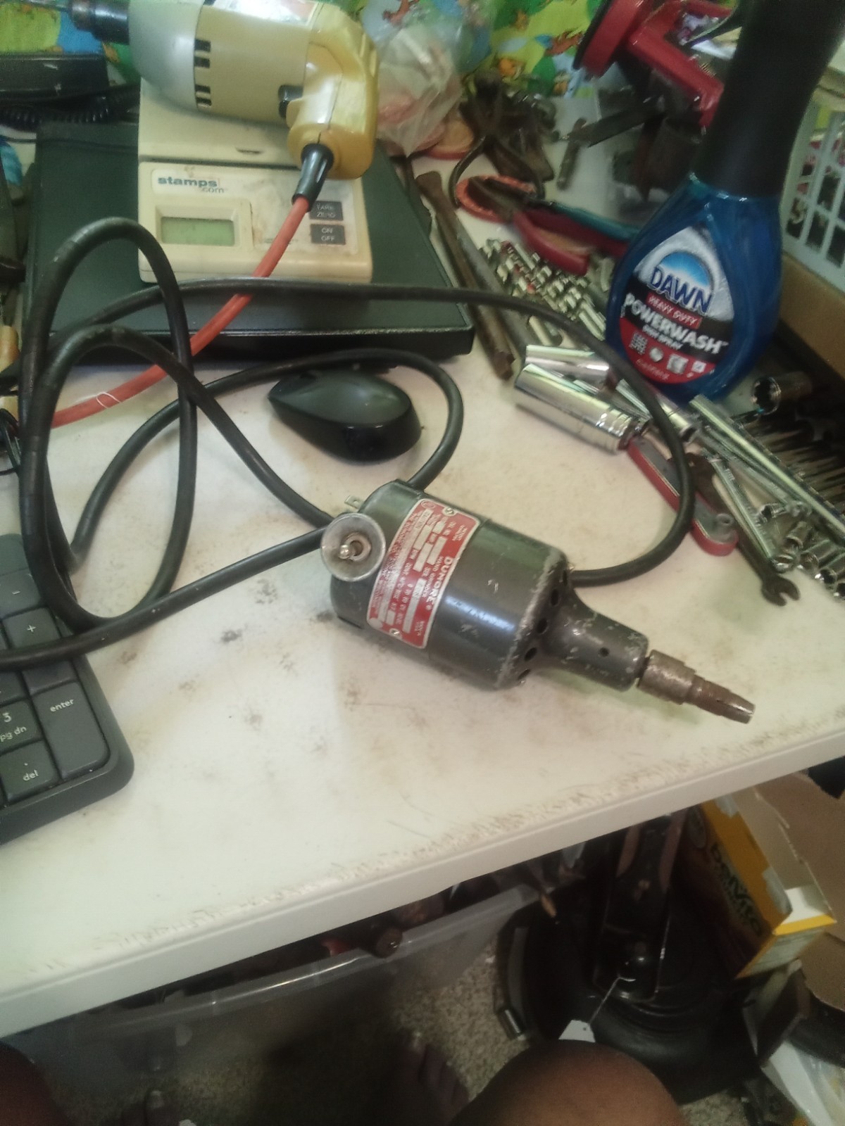 Vintage DuMore Hand Grinder – 3-011 – 17000 RPM – 115 Volt – USA