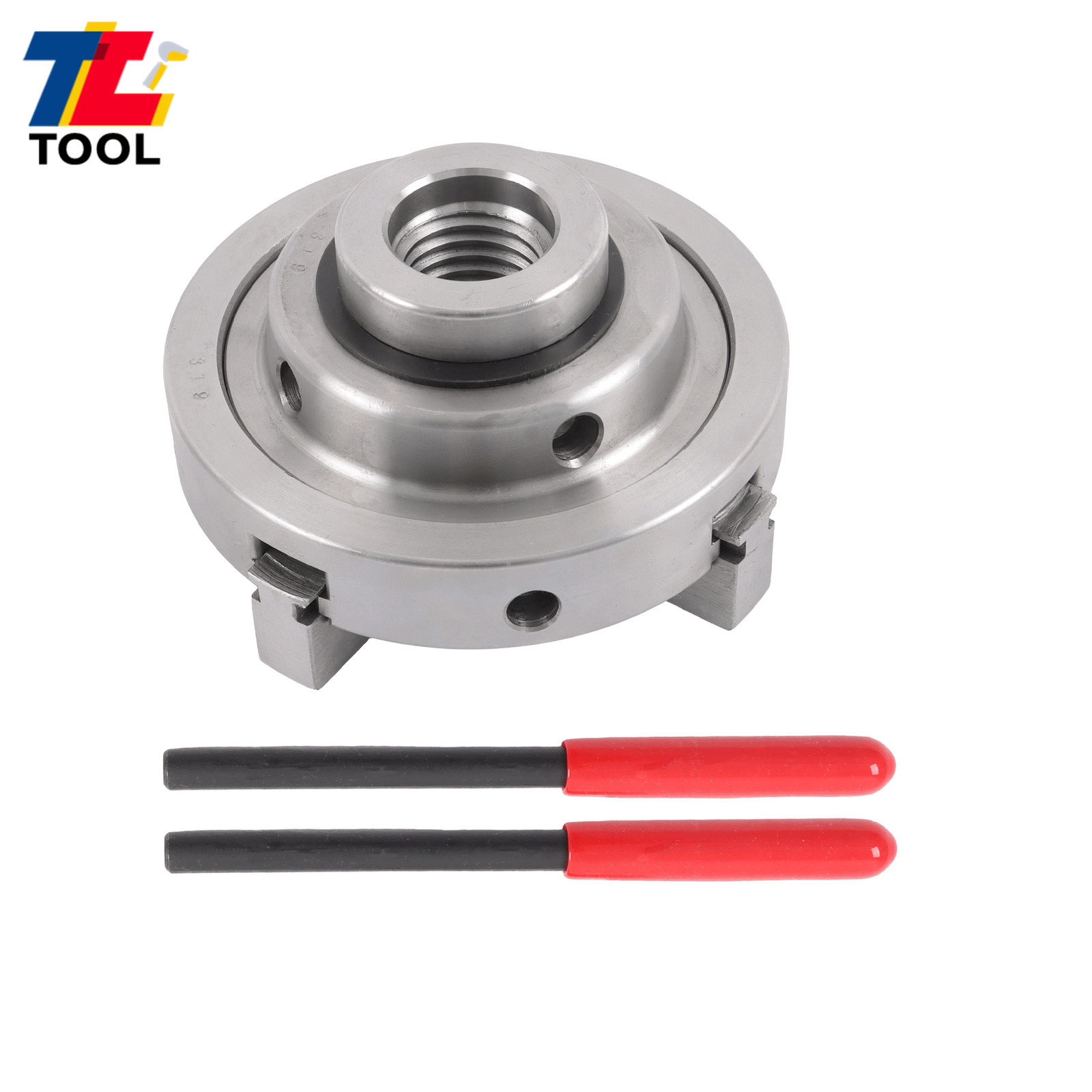 4 Inch High Concentricity 4 Jaw Lathe Chuck Set 1×8 TPI Self Centering