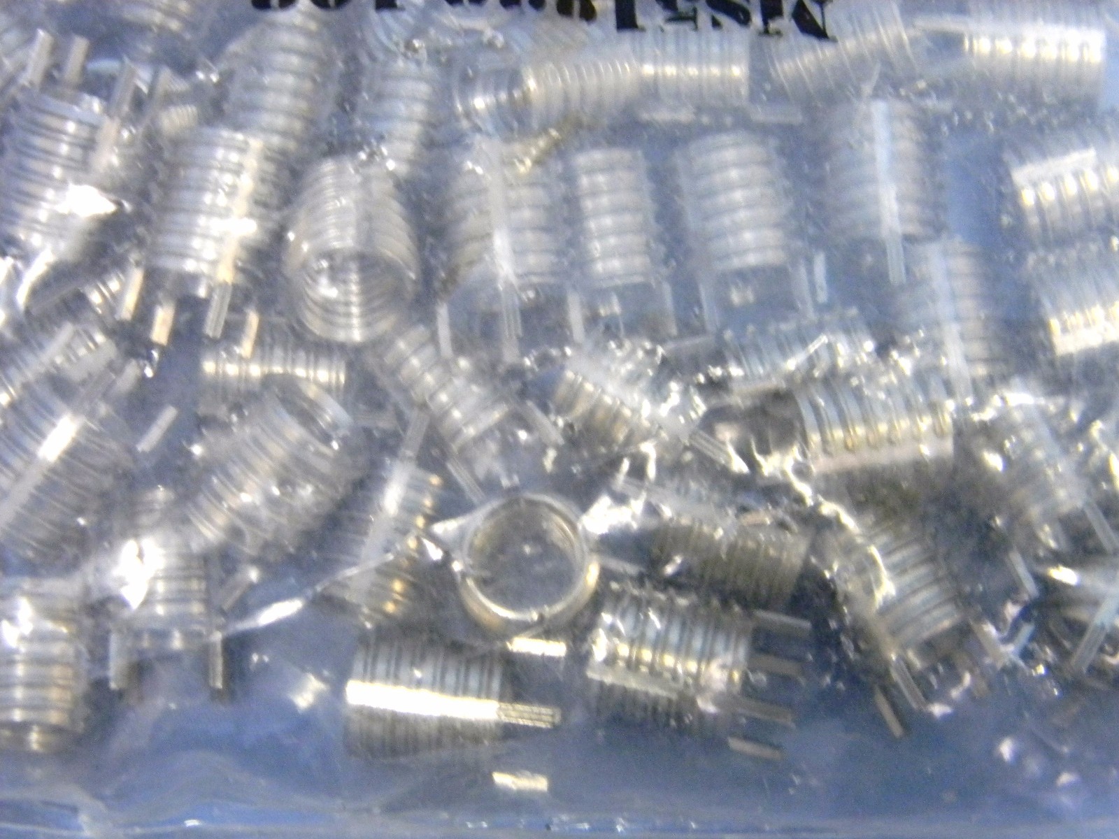 100 MS51830-108 Mil-Spec CRES Keylock Threaded Insert OD 1/2”-13 : ID 3/8″-16