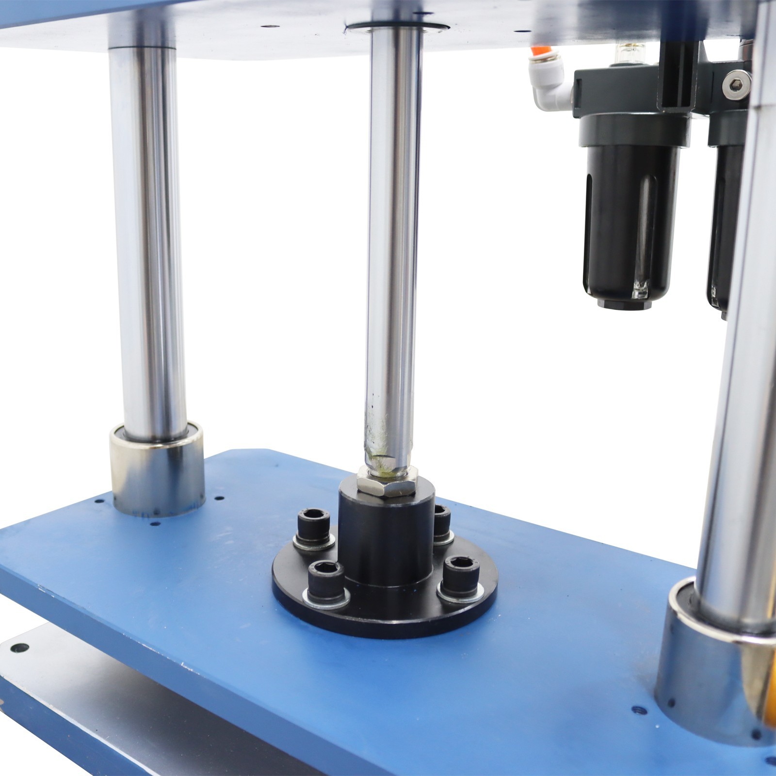 110V 1102lbs Pneumatic Punch Machine with Controller 7.87-1.96in Double-column