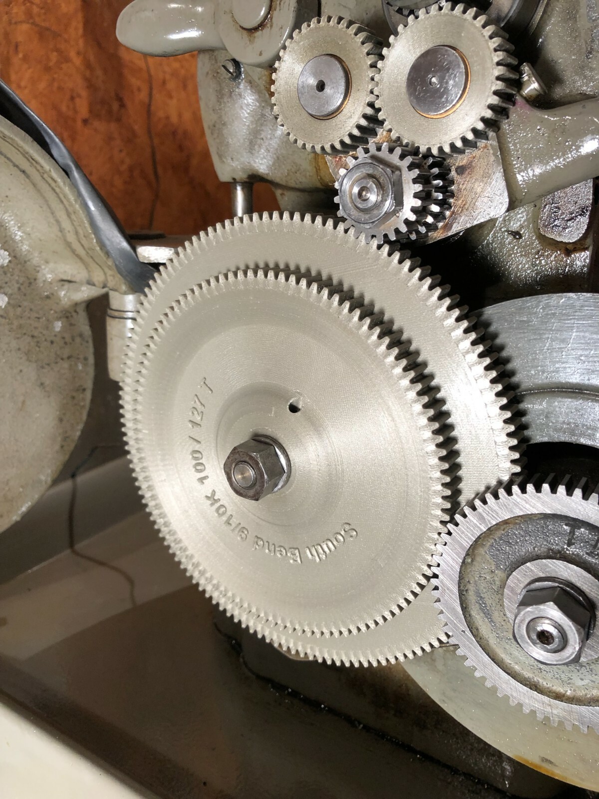 SOUTH BEND 9/10K METAL LATHE METRIC TRANSPOSING CHANGE GEAR 127/100T 3d Printed