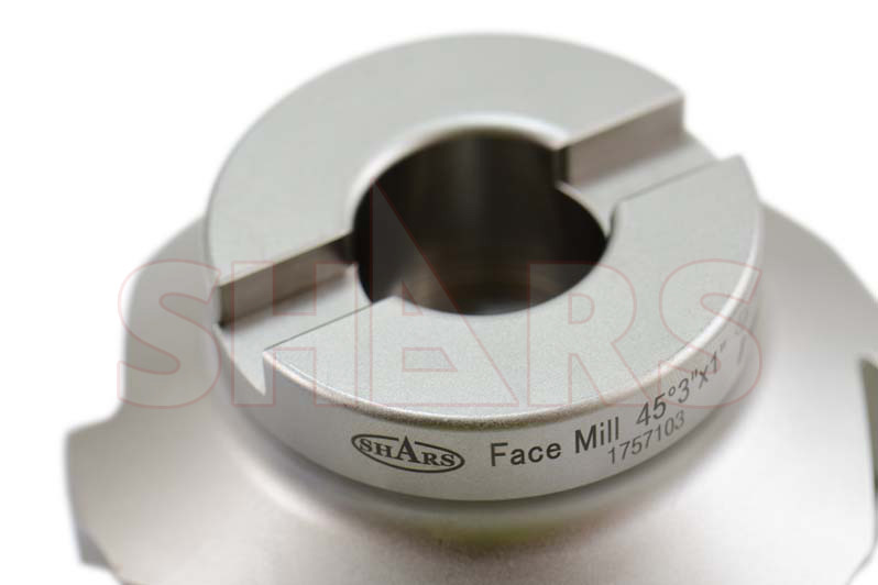 CNC 3″ 45° Indexable Face Mill SEHT 43 Insert 6FL W/Certificate P[