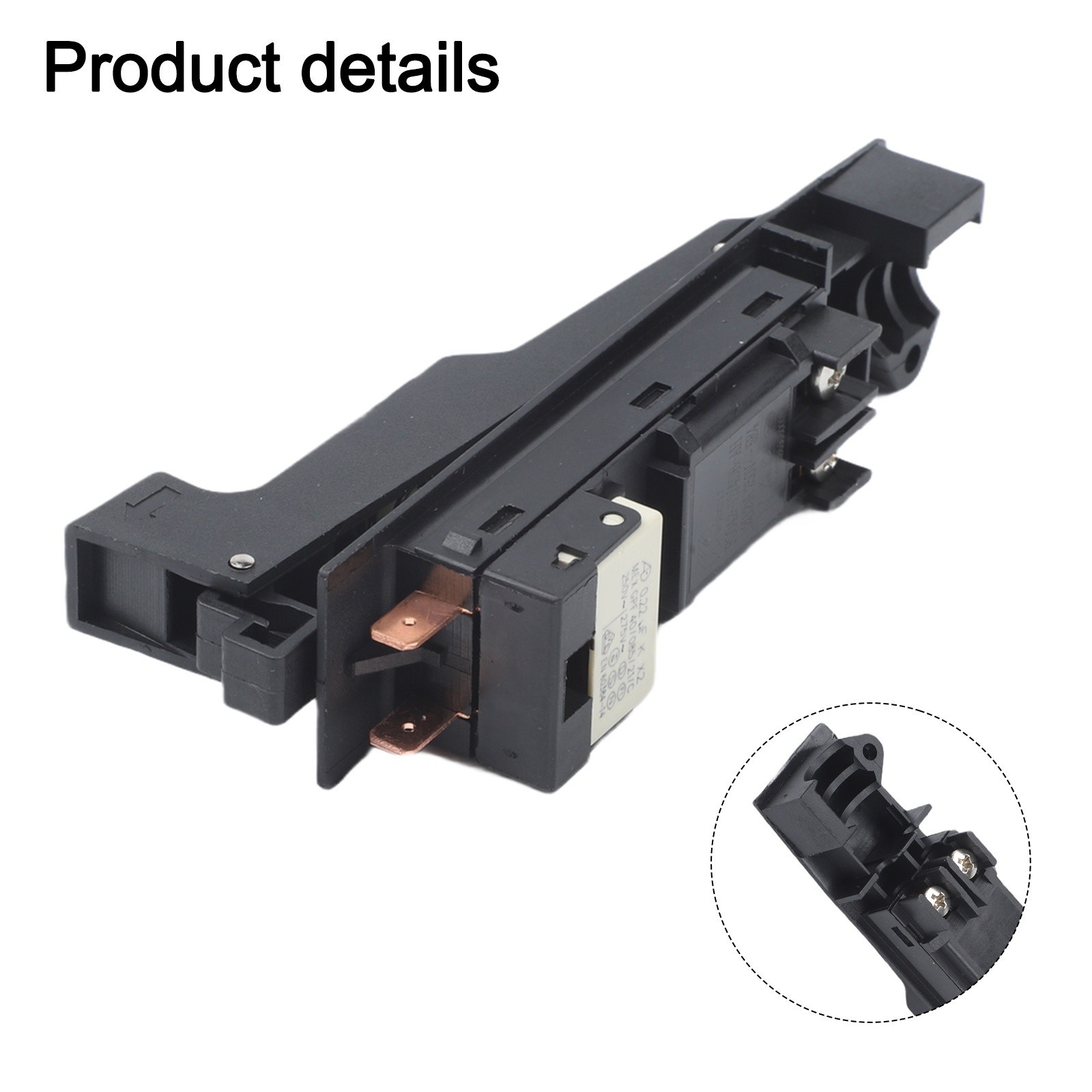 Angle Grinder Switch AC 220V/240V Black Grinding Accessories Plastic+metal