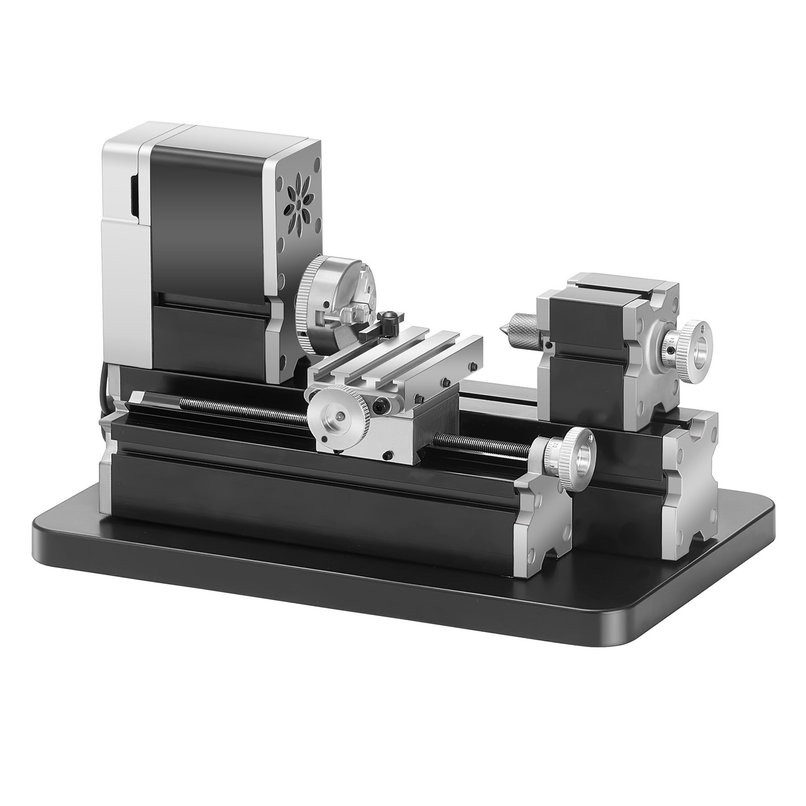 VEVOR Mini Metal Lathe Machine 2.76 x 5.12 in Power Metal Lathe 20,000 RPM 36W