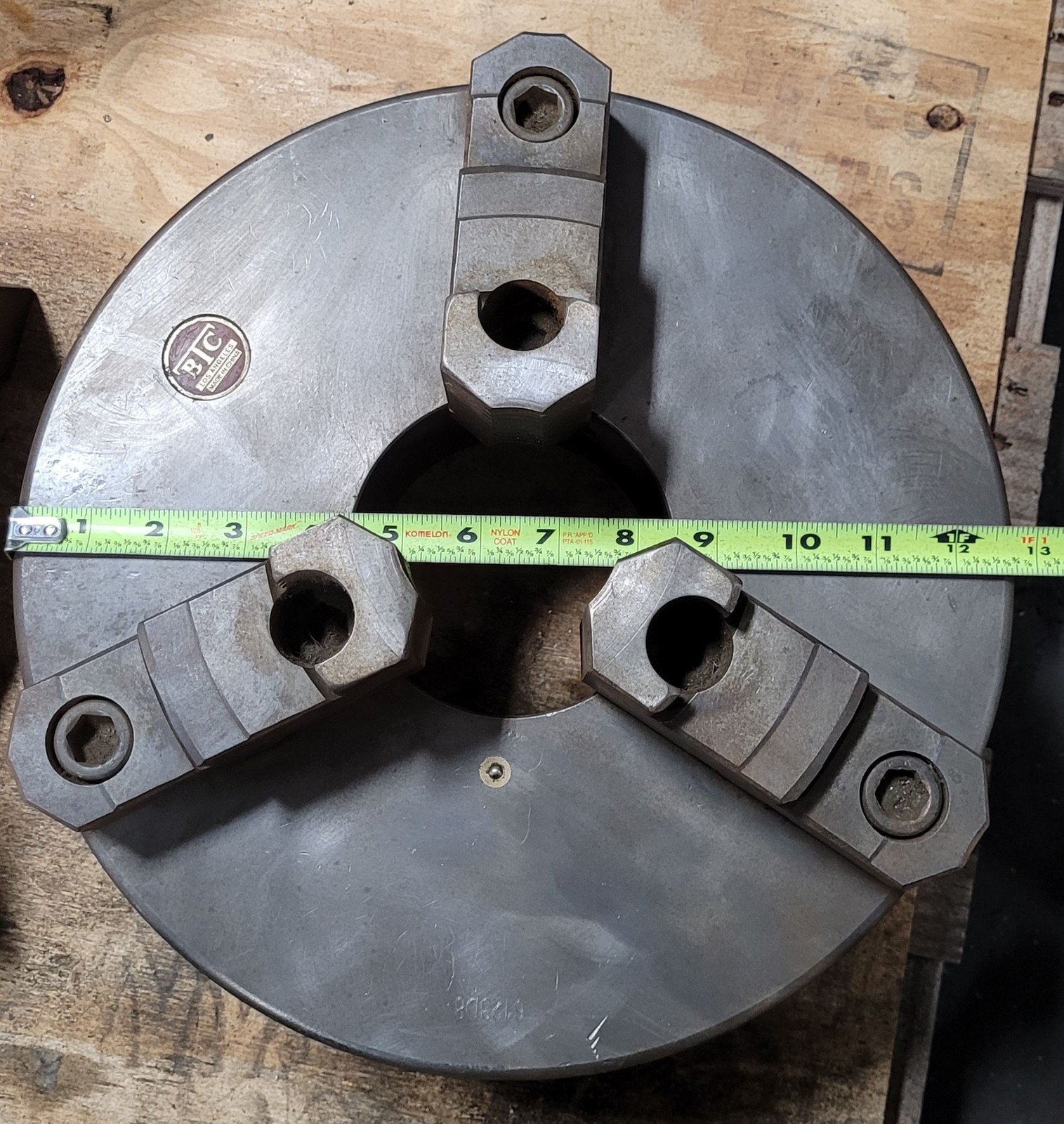 BTC – 6123D8 – 12-3/4in – 3 Jaw Chuck – D1-8 Mount