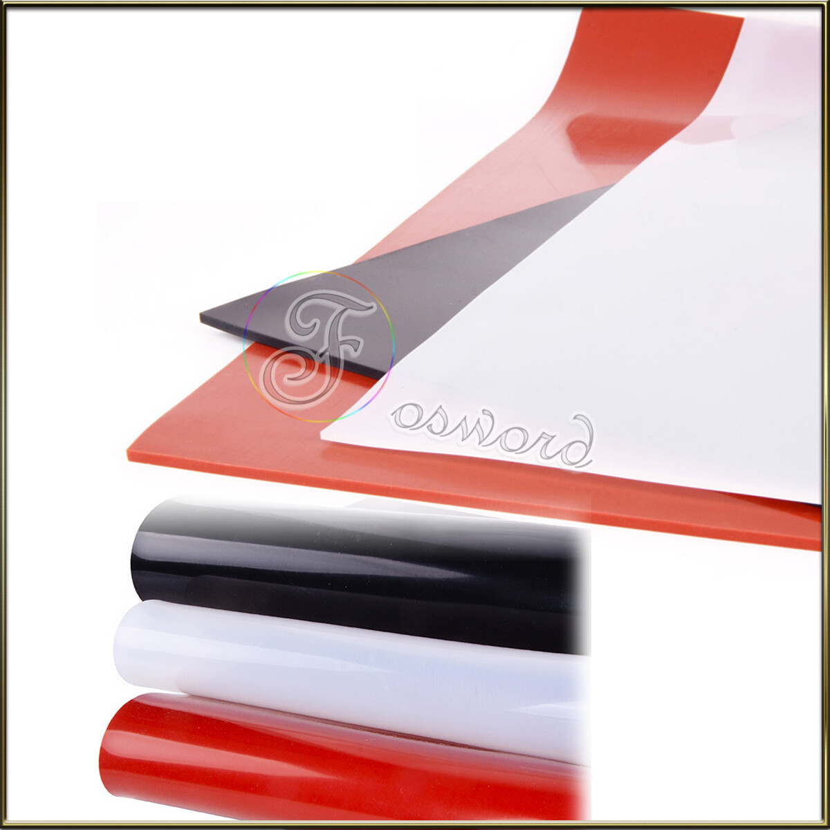 Silicone Rubber Sheet 500 x500mm Sealing Pad 0.1 0.2 ~ 0.8 1 1.5 2 3mm Thick Mat