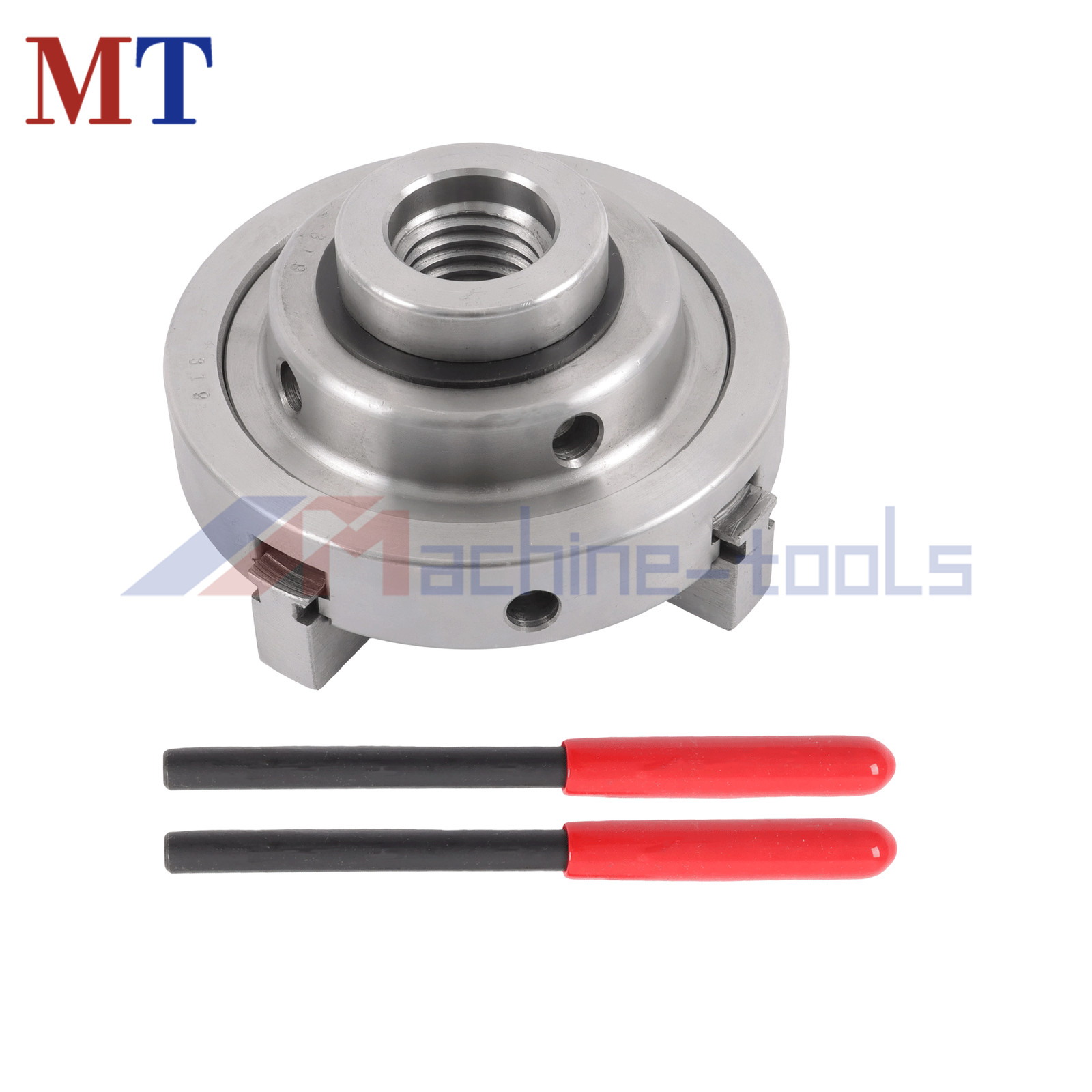 4″ Industrial Grade 4 Jaw Lathe Chuck 1×8 TPI Self Centering Thread