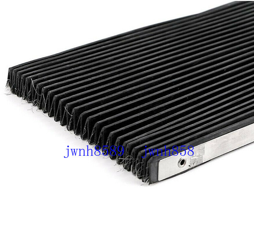 Bridgeport Milling Machine Accordion Type&Retractable Way Black Rubber Cover New