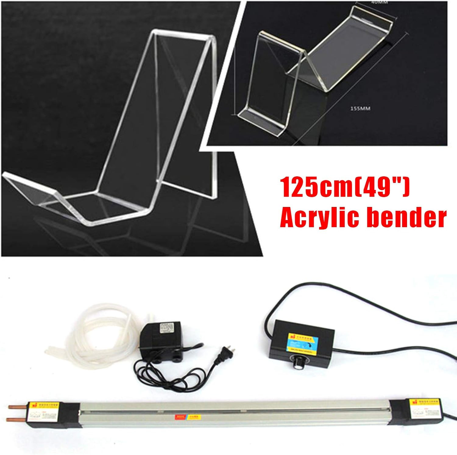 Gdrasuya10 49.2″ 110V Acrylic/PVC Bender, Manual Heater for 1-6mm Sheet