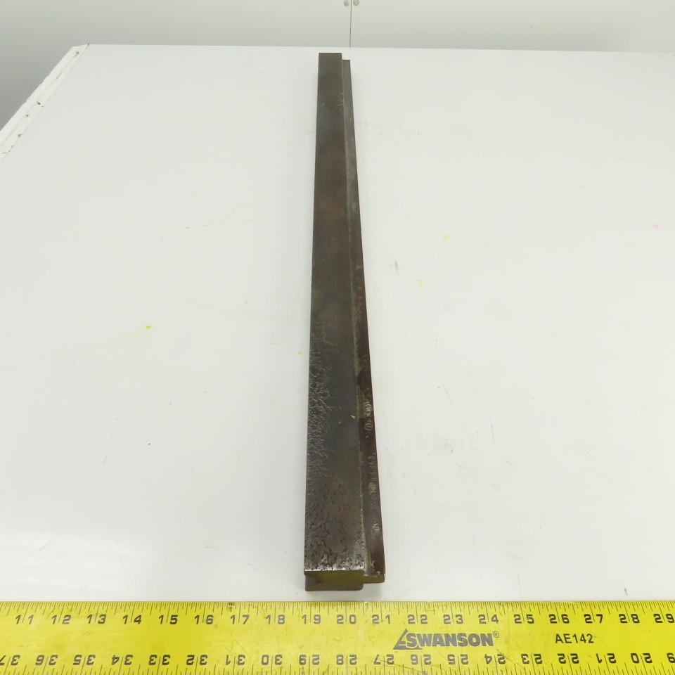 36-3/4″ Press Brake Forming 90° V Angle Die Block 1/2″ Tang 1-5/8″H 1-1/2″ Thic