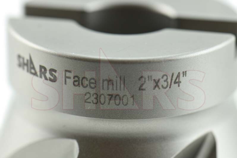 Shars 2″ 45° Indexable Face Mill for OFKT Insert 5 Flutes 1.75 OAH NEW P[