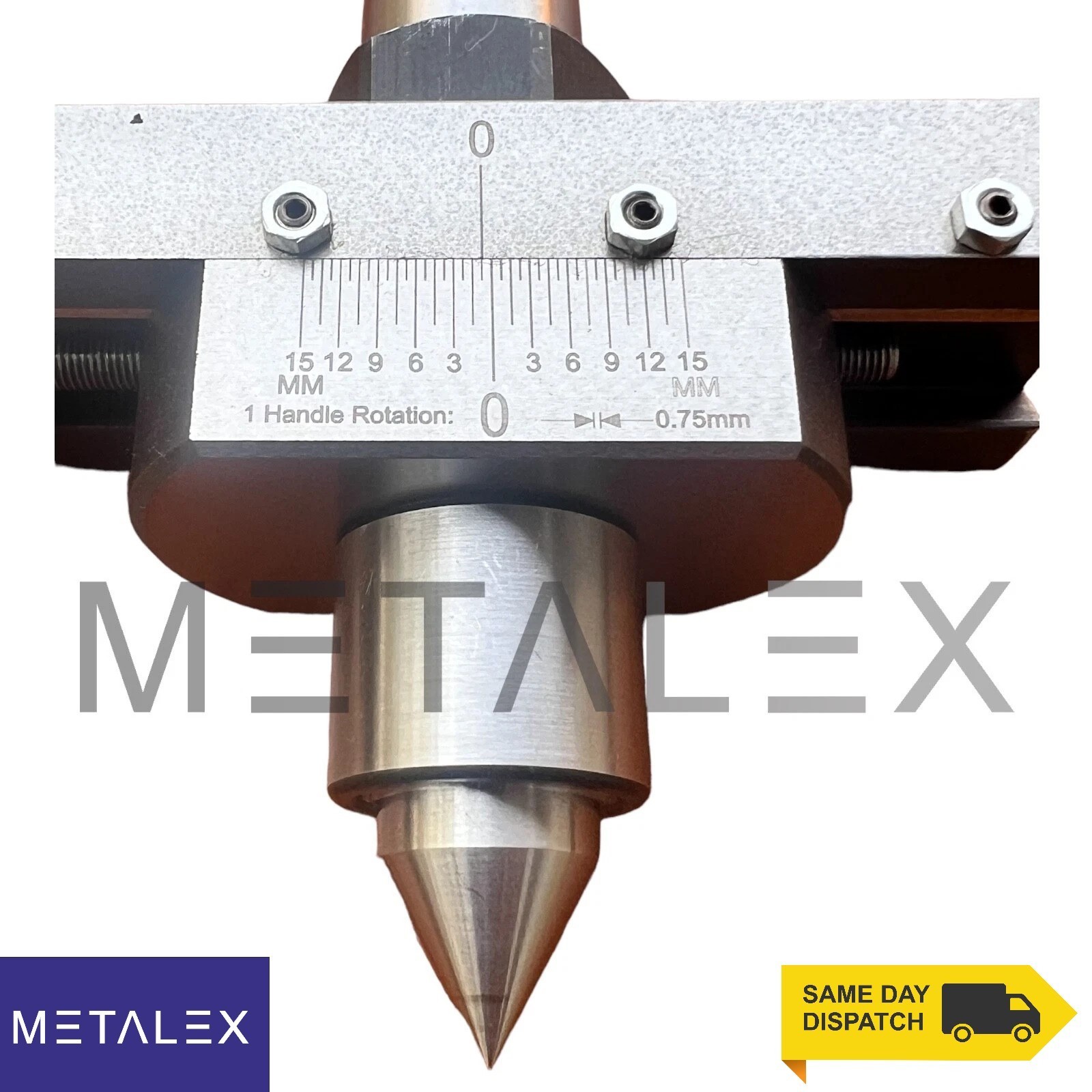 NEW IMPROVED Lathe Taper Turning Attachment MT3 Shank With Revolving Live Center