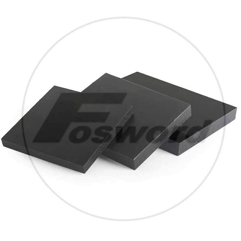 Black POM Sheet Engineering Plastic Polyformaldehyde Plate Thickess 2mm -50mm