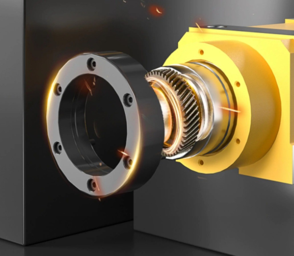 Modification of A Boring, Milling, and Drilling Machine Spindle Head Witha Motor