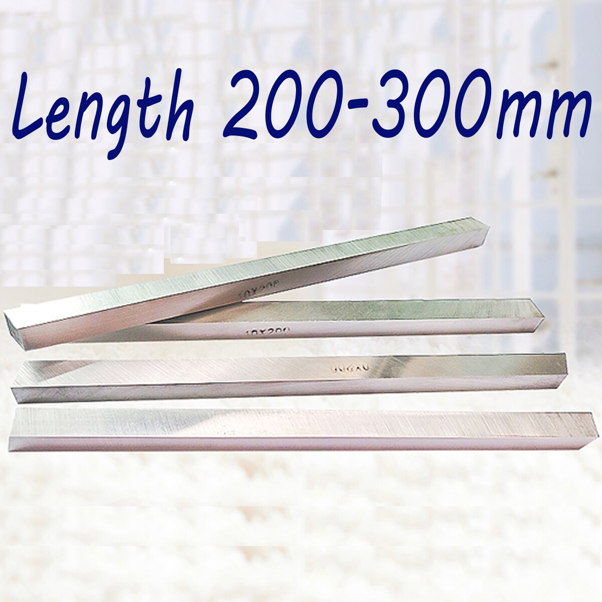 HSS High Speed Steel Square Lathe Bar Turning Tool HRC60-62 Hardness 200mm Long