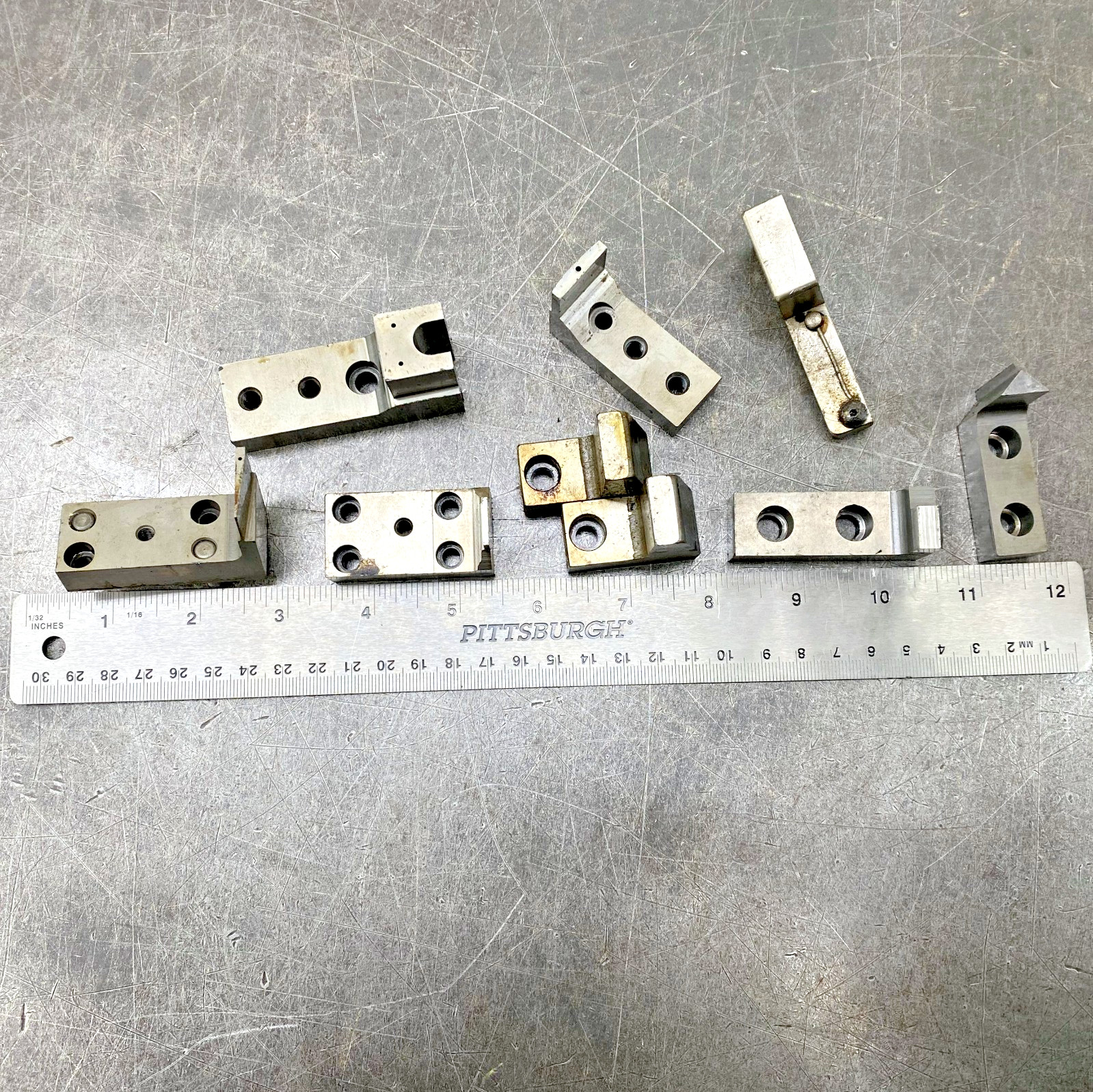 Precision Die Set Pneumatic Punch Press Stamping Die Parts Lot of 31 lbs