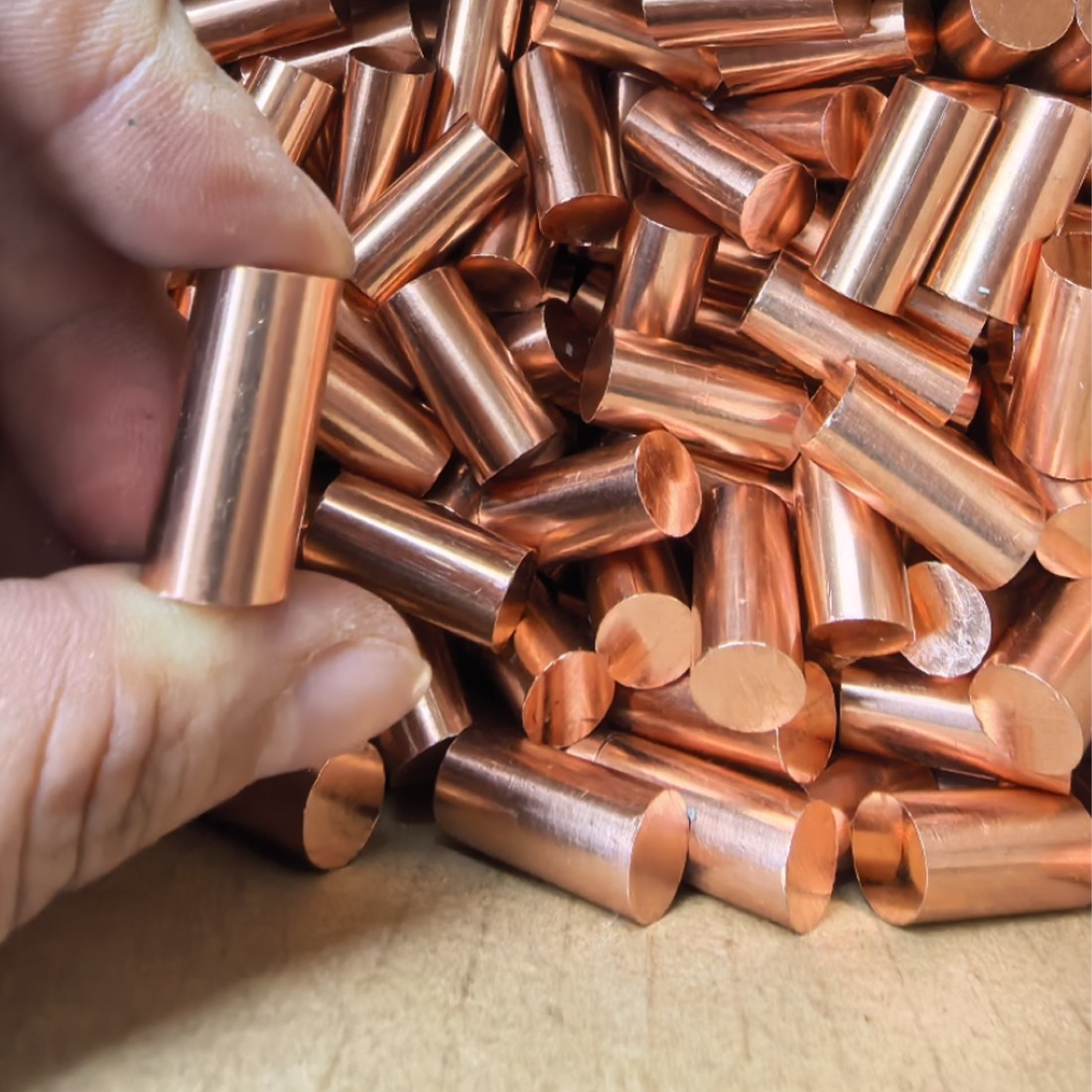 T2 Pure Copper Rod Metal Round Solid Bar Diameter 2 3 3.5 4 4.5 5 6 7 8 9 10mm