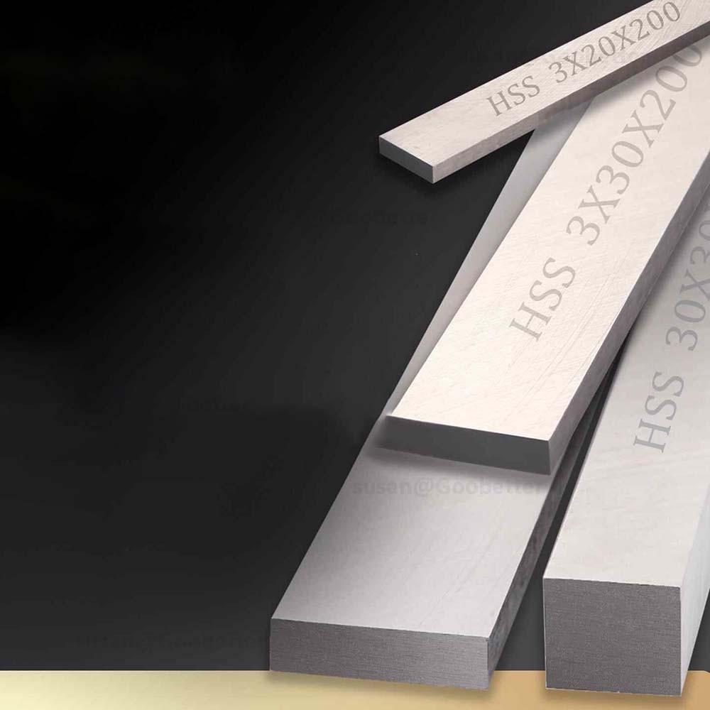 HSS Steel Flat Bar Various Sizes 1mm x 8mm to 60mmx100mm, 300mm Length HRC 60-62
