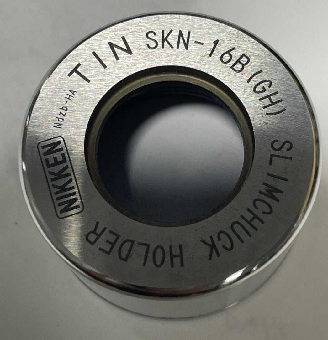 Lyndex Nikken SKN-16B (GH) TiN Collet Nut For High Speed Slimchuck Holder NEW