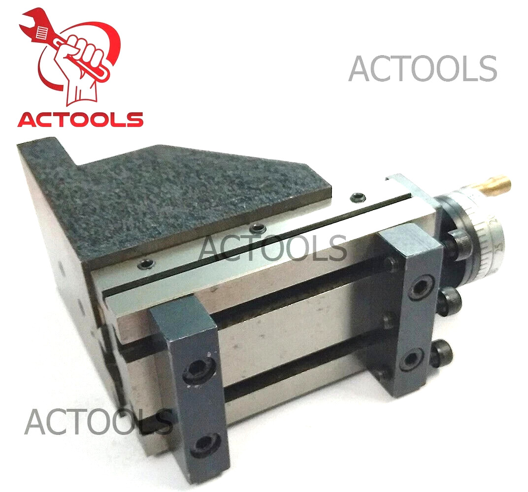 Mini Lathe Vertical Slide 90mm x 50mm Two Handle Milling Operation on Lathe USA
