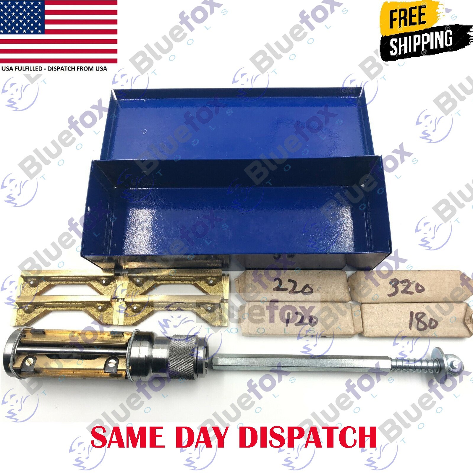 NEW CYLINDER ENGINE HONE KIT 34mm to 60 mm Honing Machine + 4 Set Honing Stones