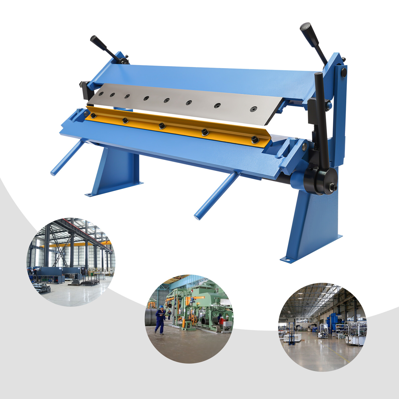 24″ Pan and Box Brake Sheet Metal Pan and Box Metal Brake w/ Removable Fingers~！