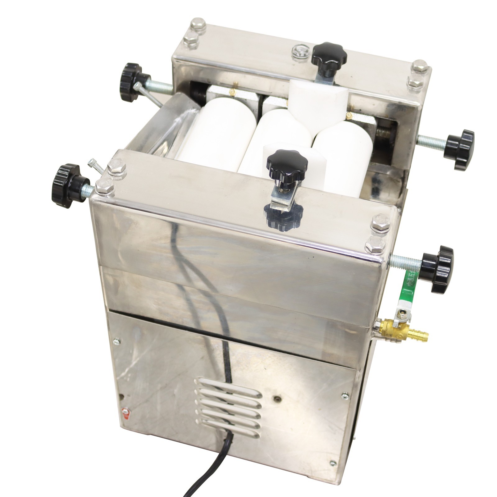 750W 110V Lab/Industrial Triple Roll Mill Grinder with 3 Zirconia Ceramic Rolls