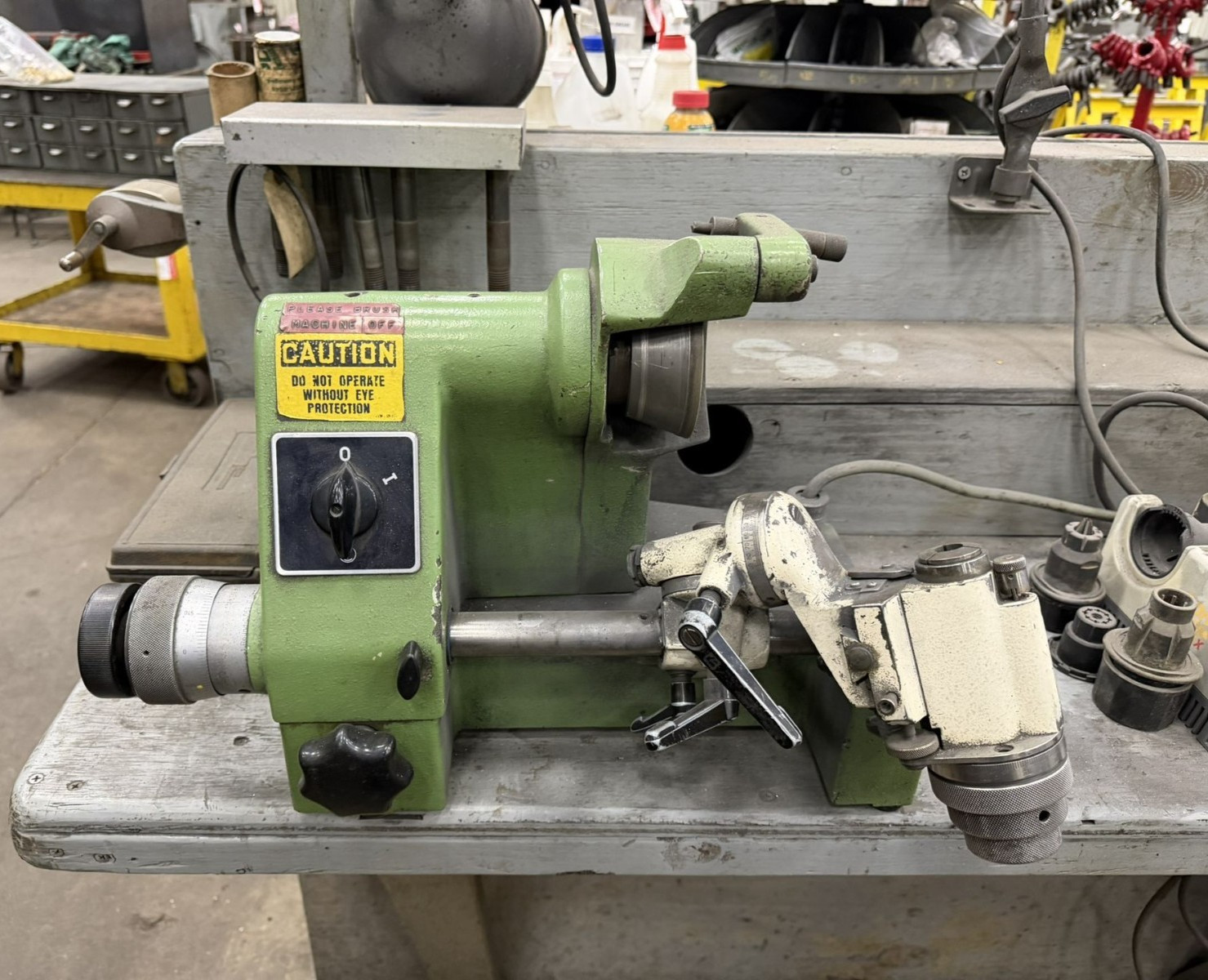 Kuhlmann Model SU2 Tool and Cutter Grinder, 120V, Bench Mount