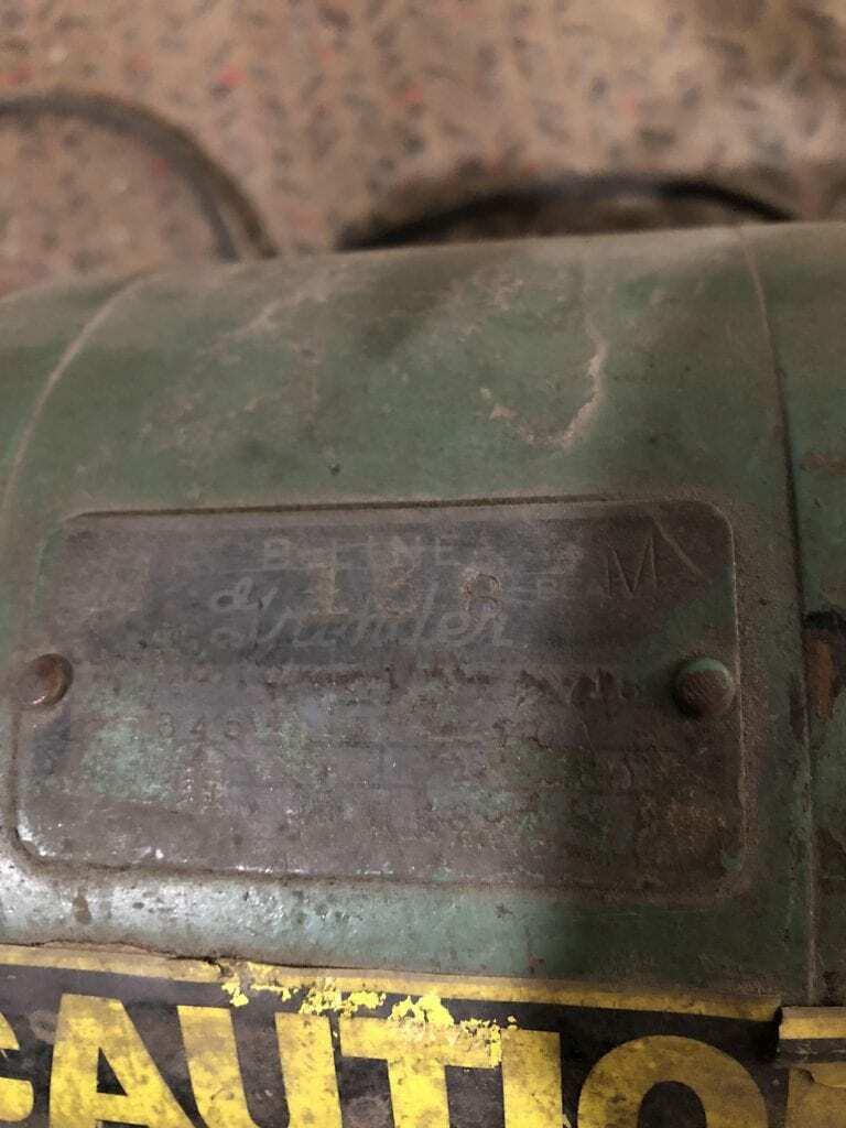 B-Line VINTAGE Benchtop Surface Grinder 1/4HP 3450RPM 1PH
